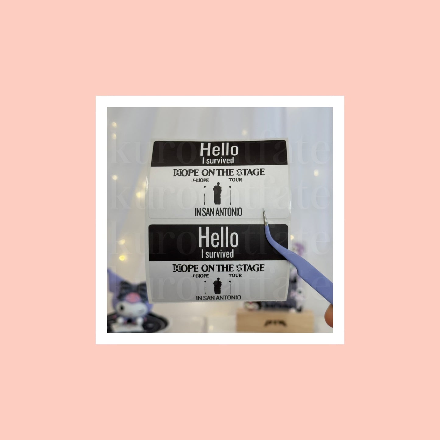digital download I survived “Hope on the Stage” stickers
